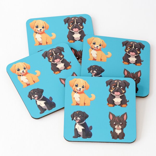 Item preview, Dashing Dogs Everywhere: Sticker Pack 2 designed and sold by ArtsyInventor.