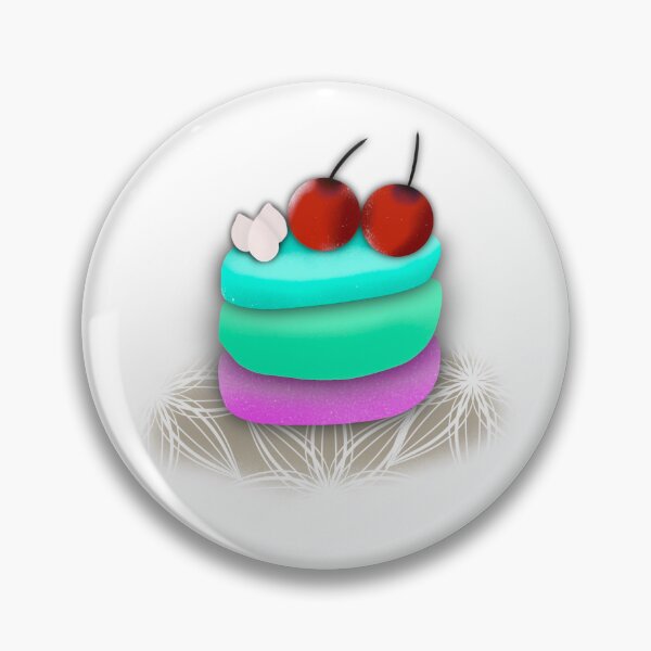 Item preview, Modern cake colorful cherry and cream designed and sold by Tortoon13.