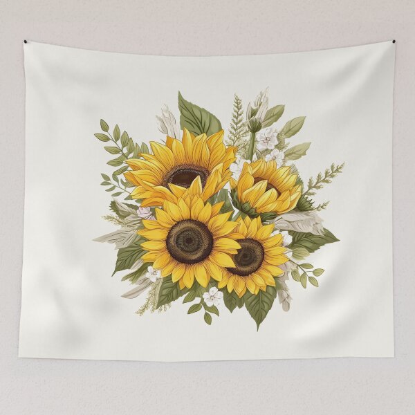 Item preview, Beautiful Sunflowers Bouquet designed and sold by BlushPearls.