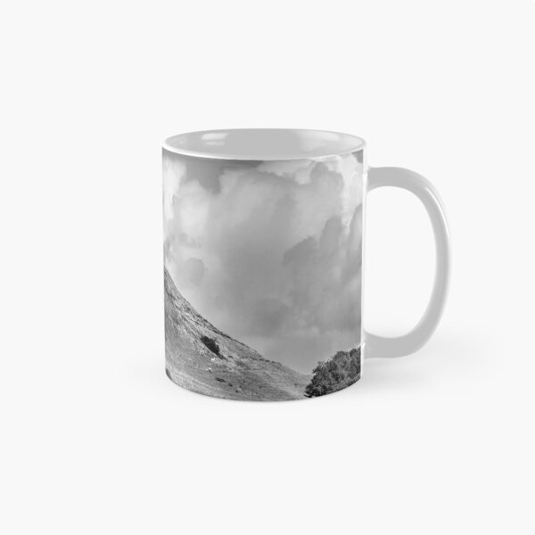 Item preview, St. Michael's Tower atop Glastonbury Tor, dramatic sky above. designed and sold by bailey-cooper.