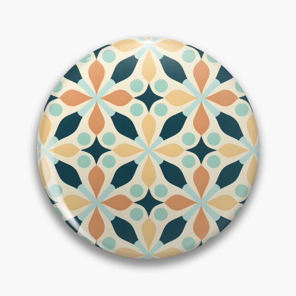 Aperçu de l'œuvre Motif Oriental Minimalisme Captivant Pastel Vert Bleu Orange créée et vendue par DaliusD.