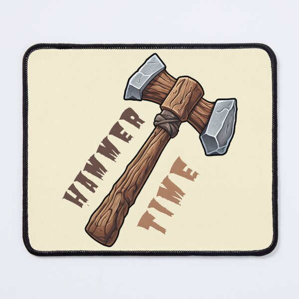 Item preview, Hammer Time, Wooden Old RPG-style Hammer designed and sold by Clearmind-Arts.