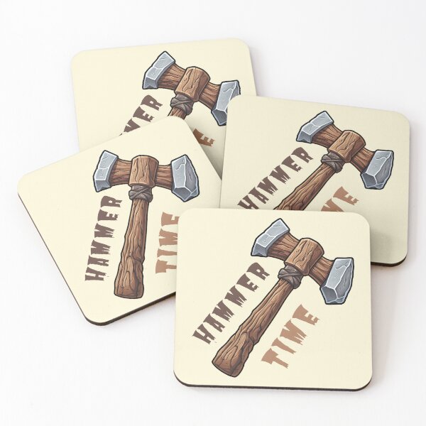 Item preview, Hammer Time, Wooden Old RPG-style Hammer designed and sold by Clearmind-Arts.