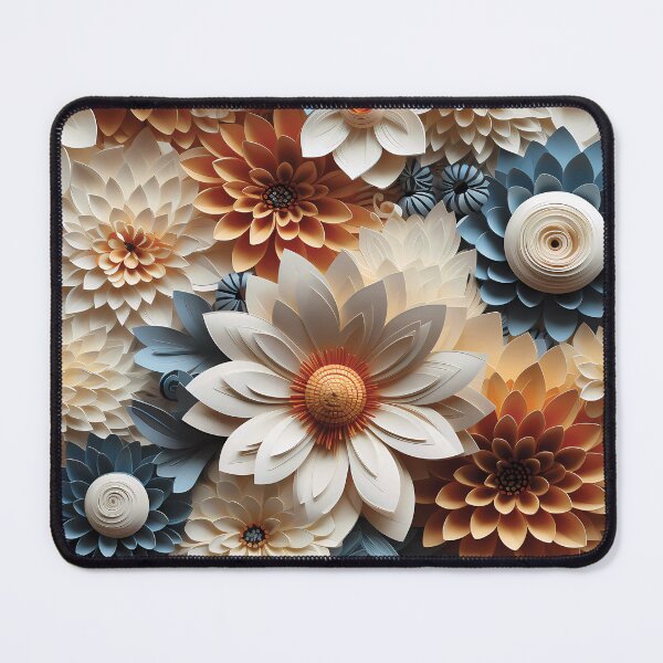Item preview, 3D Paper Art Pastel Floral designed and sold by DigitArtisan.