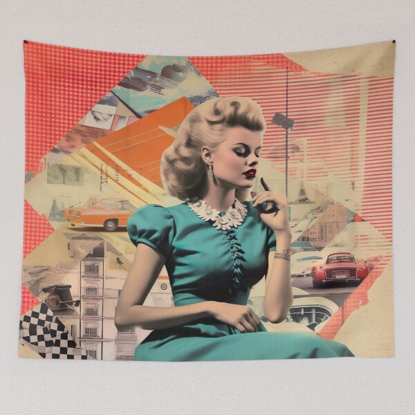 Item preview, Retro glitch queen - cars designed and sold by miss-keysmash.