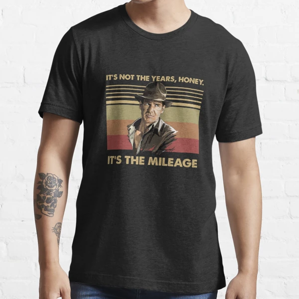 Men's Raiders Of The Lost Ark It's Not The Years Honey It's The Mileage Gold  T-shirt : Target