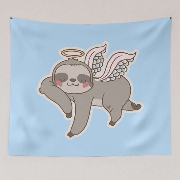 Item preview, Cute sloth angel designed and sold by DerSenat.