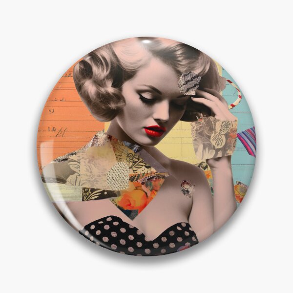 Item preview, Retro glitch queen - polka dots designed and sold by miss-keysmash.