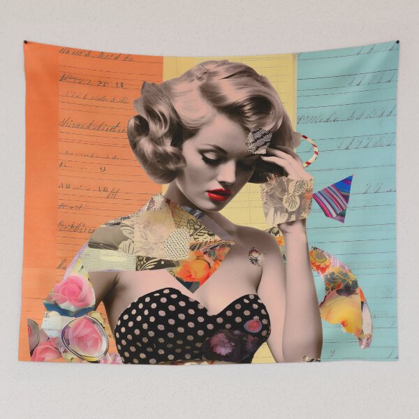 Item preview, Retro glitch queen - polka dots designed and sold by miss-keysmash.