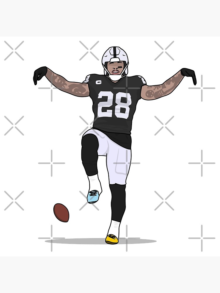 Darren Waller Football Paper Poster Raiders - Darren Waller