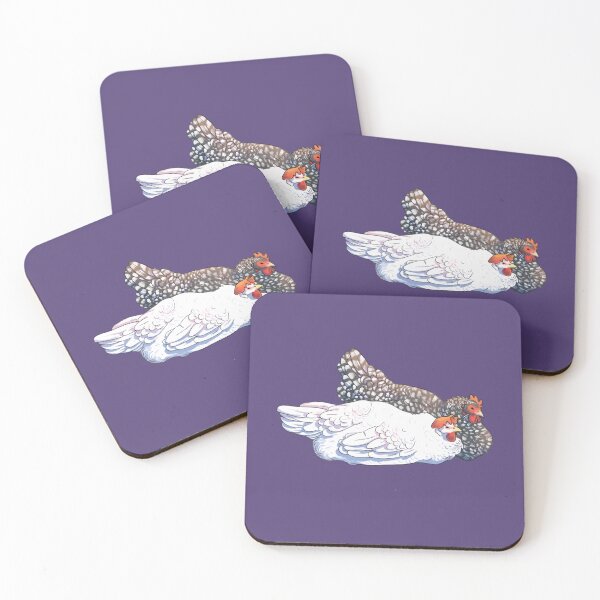Item preview, Cuddling Chickens - Leghorn and Barred Rock 	 	 designed and sold by qnfhxhoz72.