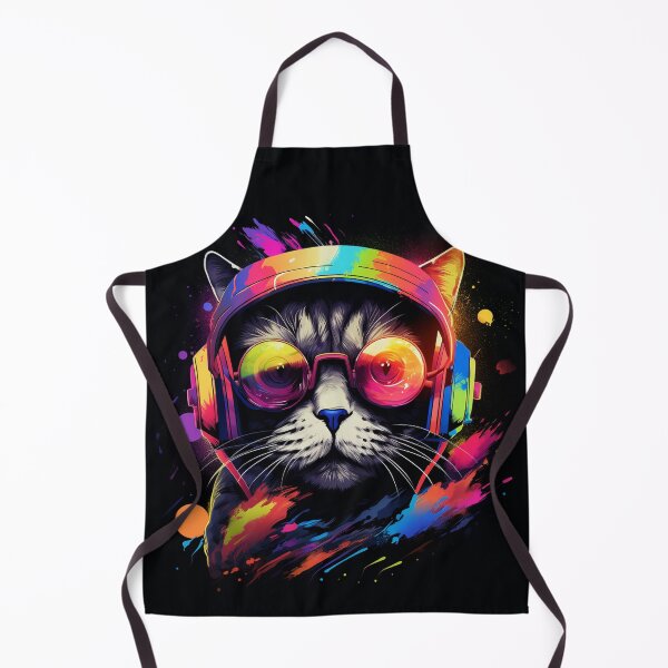 Item preview, Melodic Purrfection: Rainbow Music Cat Prints On Demand designed and sold by Hados Damilola.