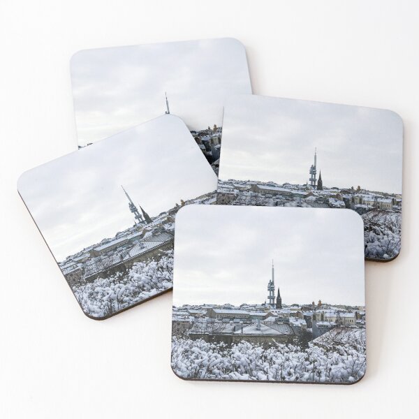 Item preview, Snow in Prague Zizkov Tower Praha  designed and sold by passportpaige.