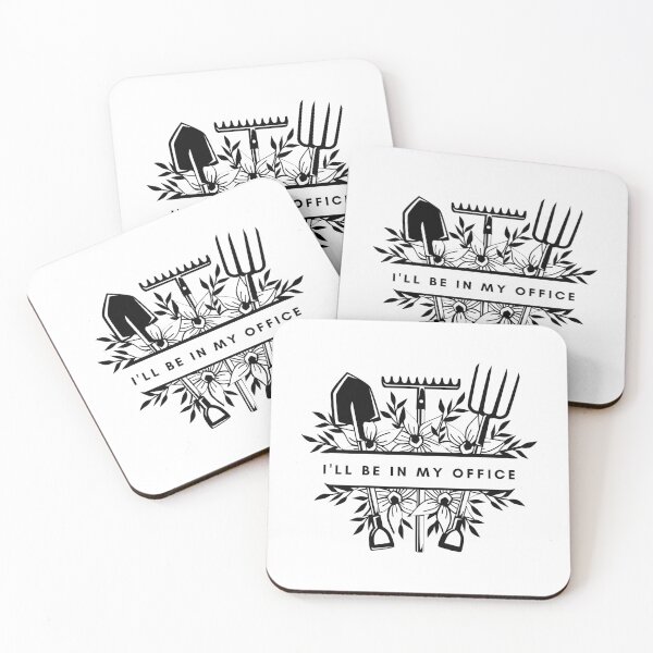 Item preview, I'll be in my office GARDEN [black line] designed and sold by house of luna.