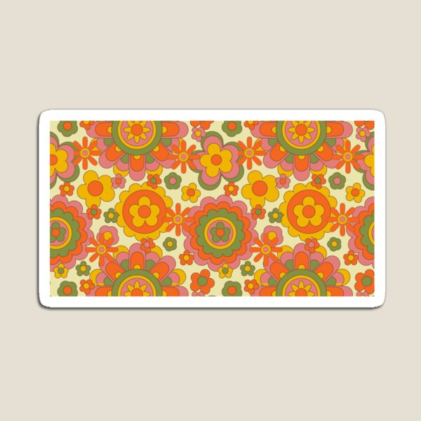 Item preview, Retro floral pattern designed and sold by DerSenat.