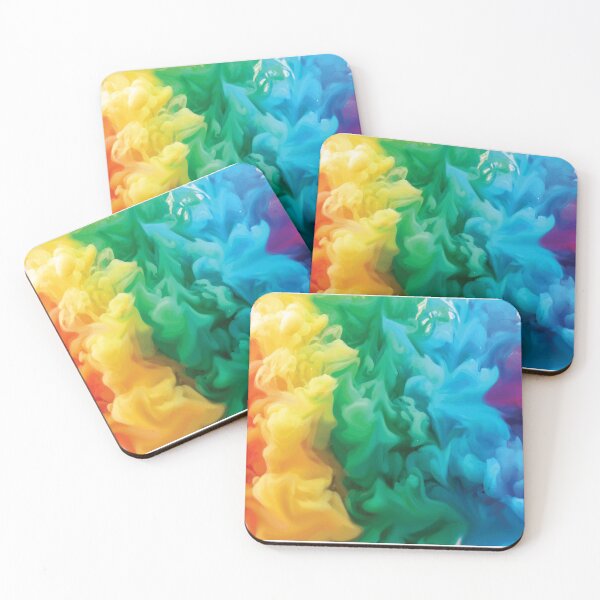 Item preview, Colorful puffs of rainbow colors designed and sold by DerSenat.