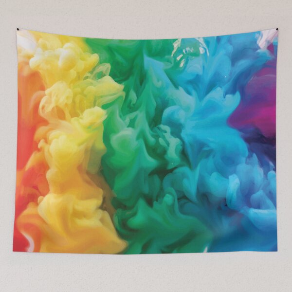 Item preview, Colorful puffs of rainbow colors designed and sold by DerSenat.