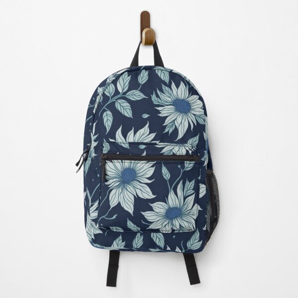 Item preview, Blue and White Detailed Floral Pattern designed and sold by Florian Martin.