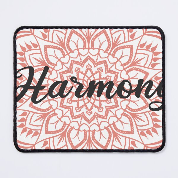 Item preview, Burnt Coral Mandala Personalized Name - Harmony designed and sold by MysticMagpie.