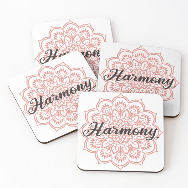 Item preview, Burnt Coral Mandala Personalized Name - Harmony designed and sold by MysticMagpie.