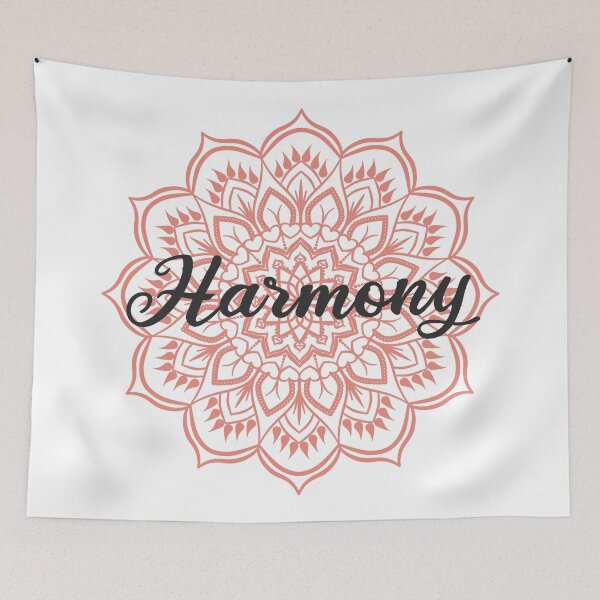 Item preview, Burnt Coral Mandala Personalized Name - Harmony designed and sold by MysticMagpie.