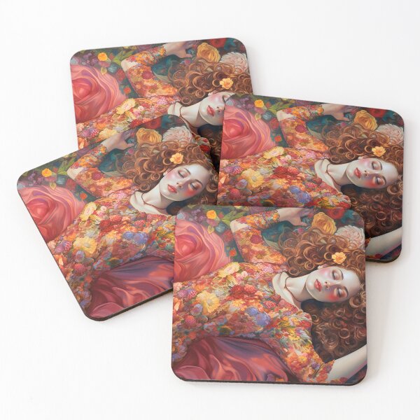 Item preview, Sleeping lady in the garden designed and sold by Art by Lilia.