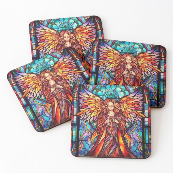 Item preview, Stained Glass Angel Pattern designed and sold by Desfix.