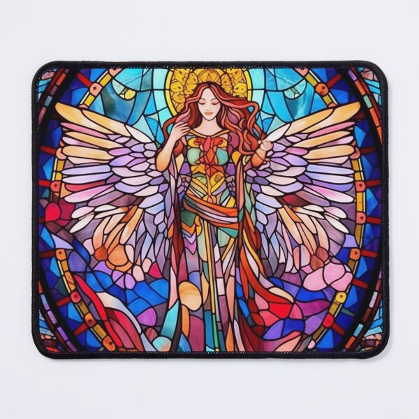 Item preview, Stained Glass Angel Pattern designed and sold by Desfix.