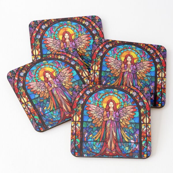 Item preview, Stained Glass Angel Pattern designed and sold by Desfix.