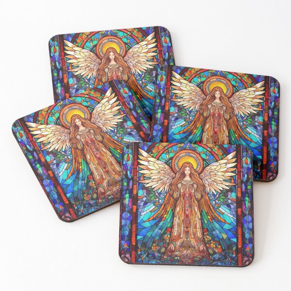 Item preview, Stained Glass Angel Pattern designed and sold by Desfix.