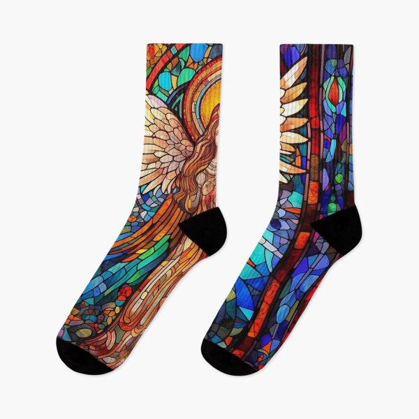 Item preview, Stained Glass Angel Pattern designed and sold by Desfix.