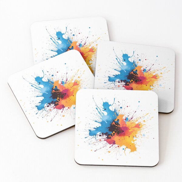 Item preview, Abstract Splatter Art Design designed and sold by setofeights.