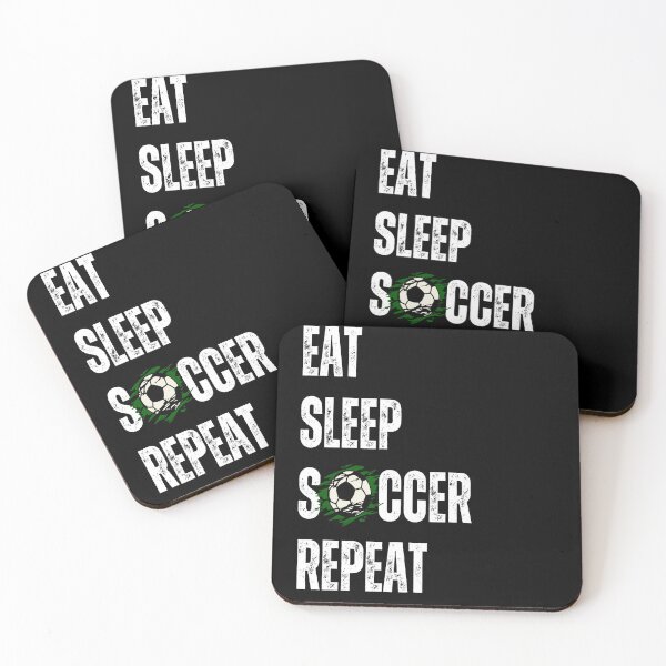 Item preview, Eat Sleep Soccer Repeat Soccer Player Soccer Lover T-Shirt designed and sold by Tee Studio.