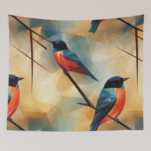 Item preview,  "Geometric Flight: Explore the Art of Birds with Abstract Shapes Inspired by Kazimir Malevich" designed and sold by SBD-Shop.