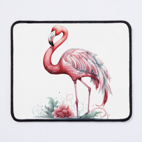 Item preview, Pink flamingo watercolour  designed and sold by Adriano Carrideo.