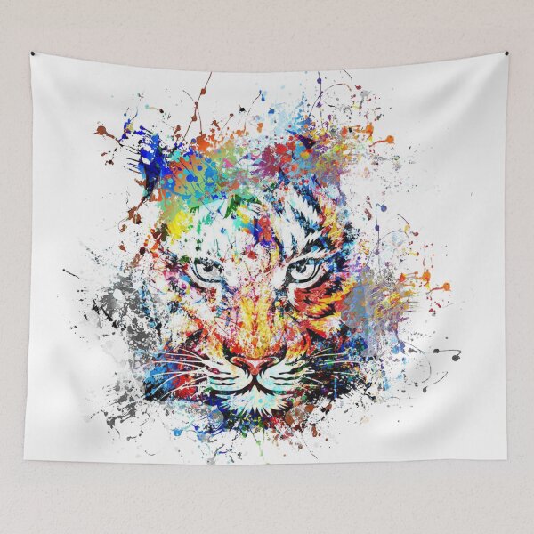 Item preview, lion head art designed and sold by Xippy Art.