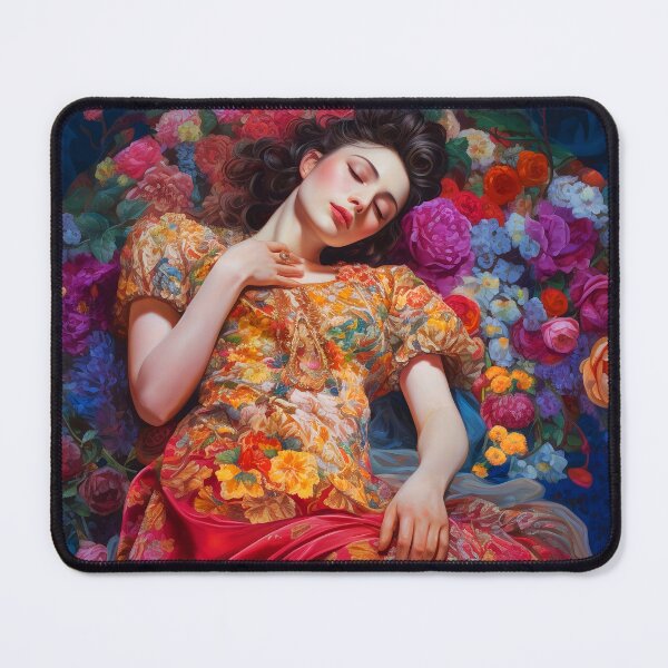 Item preview, Sleeping lady in the garden 1 designed and sold by Art by Lilia.
