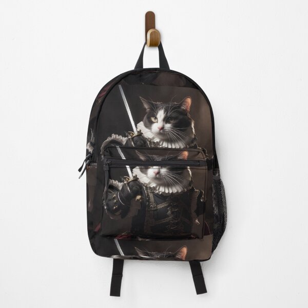 Item preview, Sir Whiskersblade: The Feline Knight designed and sold by KGOLDFITNESS.