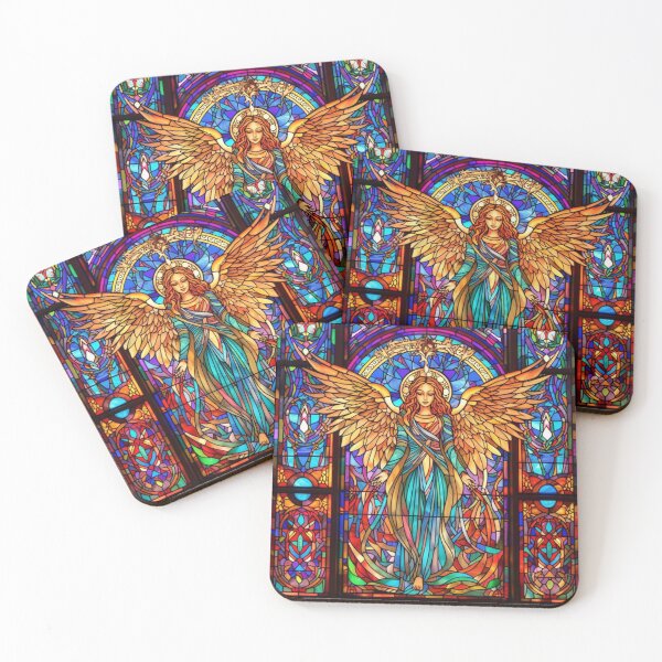 Item preview, Stained Glass Angel Pattern designed and sold by Desfix.