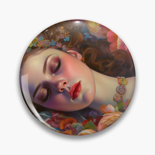Item preview, Sleeping lady in the garden 2 designed and sold by Art by Lilia.