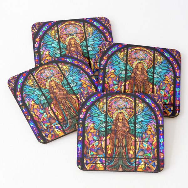 Item preview, Stained Glass Angel Pattern designed and sold by Desfix.