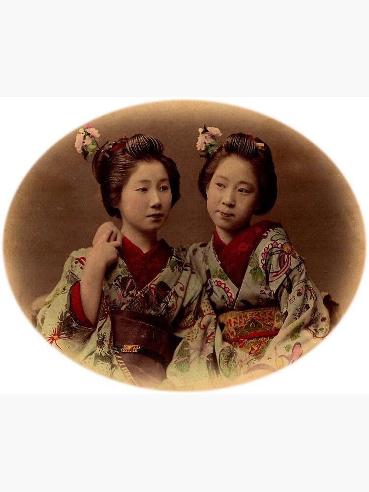 Japanese girls wearing kimono by Fletchsan