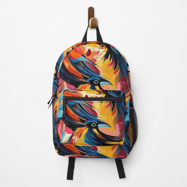 Item preview, "Thrilling Flight: An Explosion of Birds in Vibrant Brushstrokes, Inspired by Ernst Ludwig Kirchner" designed and sold by SBD-Shop.