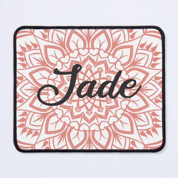 Item preview, Burnt Coral Mandala Personalized Name - Jade designed and sold by MysticMagpie.