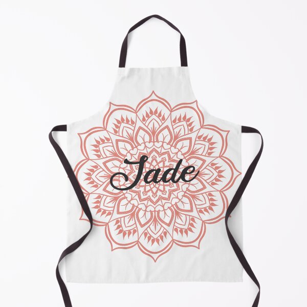 Item preview, Burnt Coral Mandala Personalized Name - Jade designed and sold by MysticMagpie.
