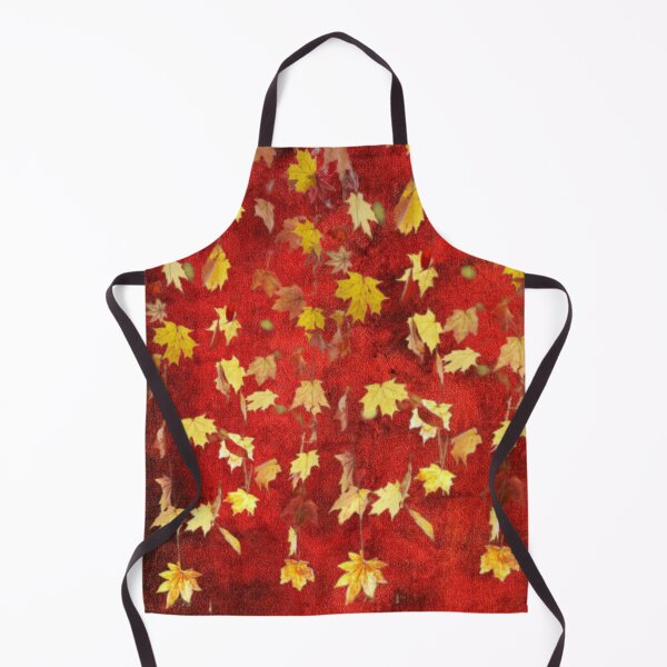 Item preview, hojas de otoño rojas y doradas designed and sold by Profitrip.