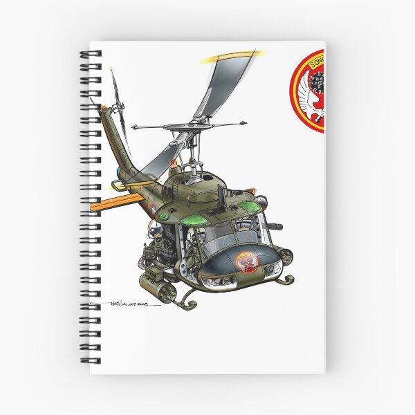 Item preview, VNAF UH-1 Gunship Cartoon 213th HS designed and sold by ACVuConcepts.