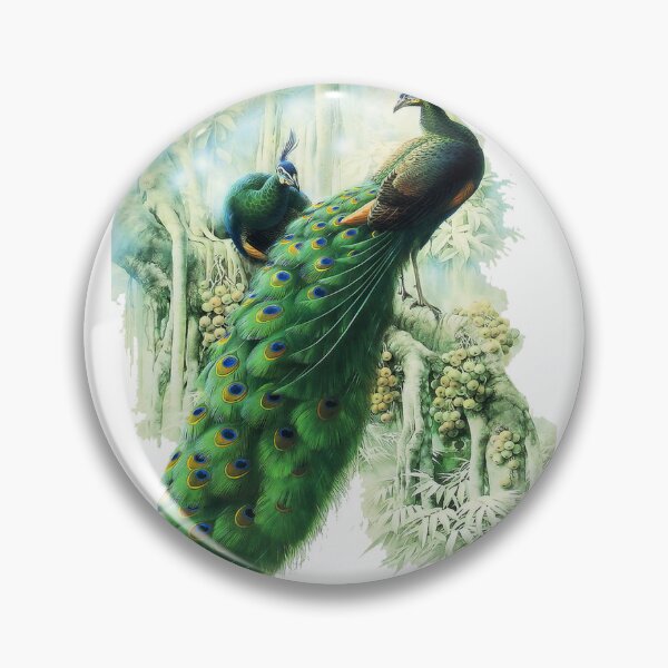 Item preview, beautiful peacock art designed and sold by Xippy Art.