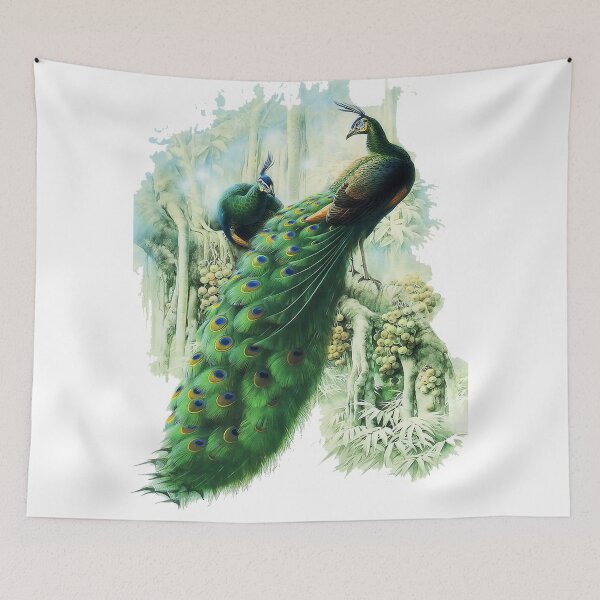 Item preview, beautiful peacock art designed and sold by Xippy Art.