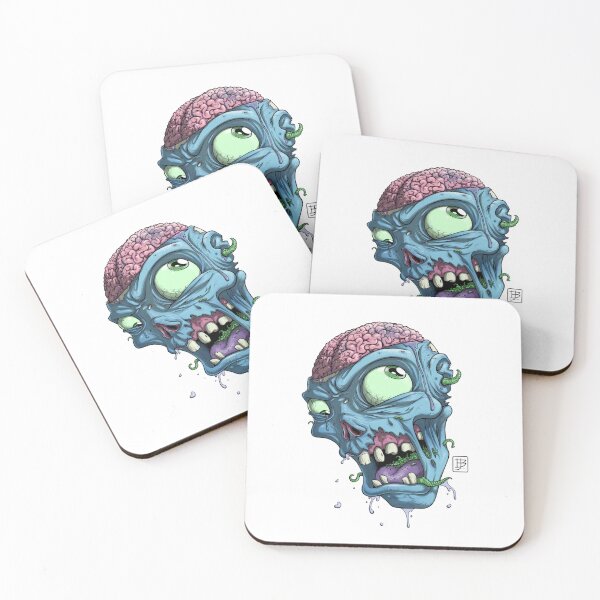 Item preview, ugly skull with brain out art designed and sold by Xippy Art.
